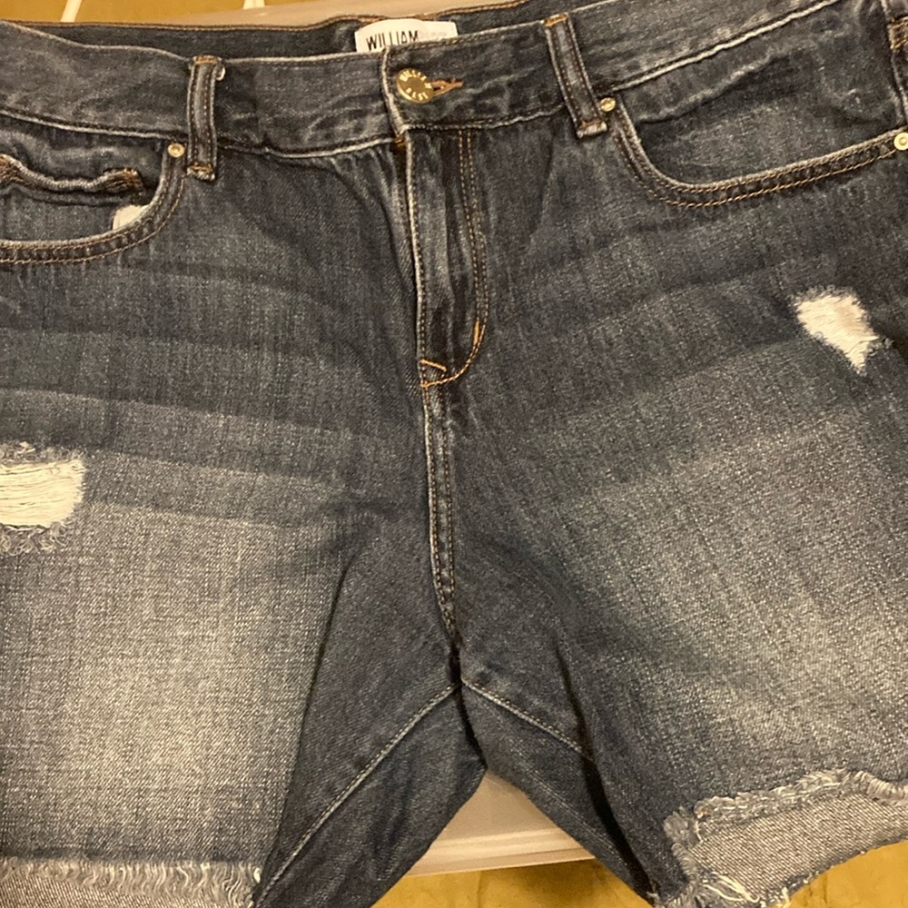 Denim shorts